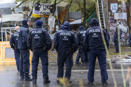 Räumung des Wagencamps 'Köpi' in Berlin