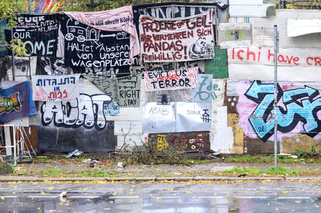 Räumung des Wagencamps 'Köpi' in Berlin