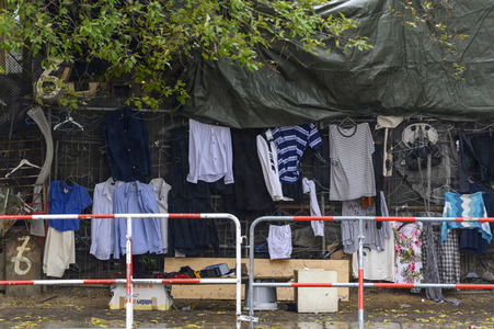 Räumung des Wagencamps 'Köpi' in Berlin