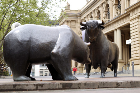 Symbolfoto Bulle und Bär