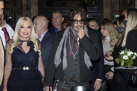 Gala-Event zu Ehren Johnny Depps und zur Vorstellung der Zeichentrickserie 'Puffins' in Belgrad