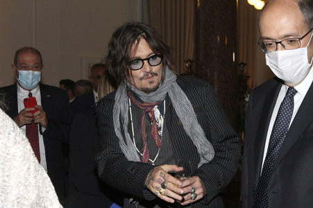 Gala-Event zu Ehren Johnny Depps und zur Vorstellung der Zeichentrickserie 'Puffins' in Belgrad