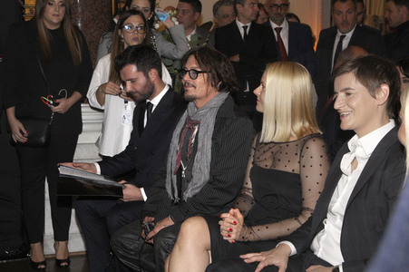 Gala-Event zu Ehren Johnny Depps und zur Vorstellung der Zeichentrickserie 'Puffins' in Belgrad
