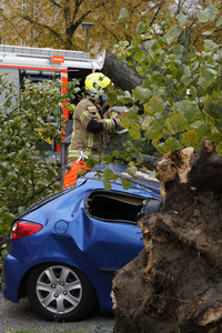 Sturmschäden durch Sturmtief Ignatz in Berlin