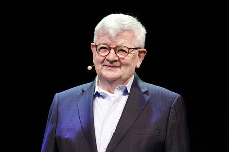 Joschka Fischer auf der lit.Cologne Sonderedition in Köln