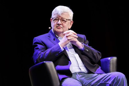 Joschka Fischer auf der lit.Cologne Sonderedition in Köln