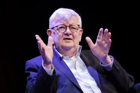 Joschka Fischer auf der lit.Cologne Sonderedition in Köln