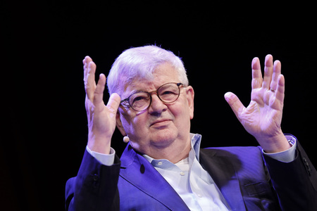 Joschka Fischer auf der lit.Cologne Sonderedition in Köln