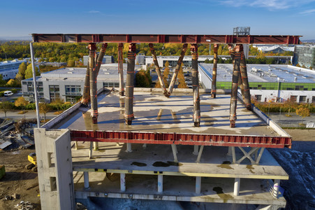 Baustelle Niederländischer Pavillon in Hannover