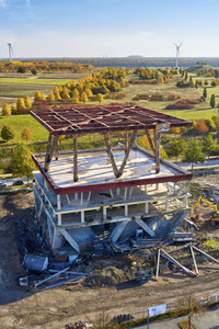 Baustelle Niederländischer Pavillon in Hannover