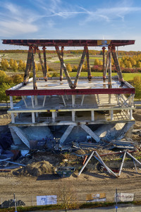 Baustelle Niederländischer Pavillon in Hannover