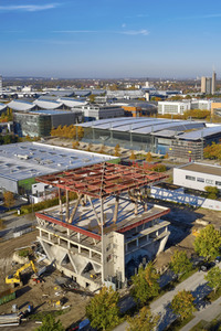 Baustelle Niederländischer Pavillon in Hannover