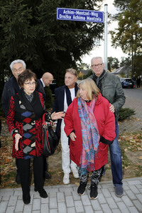 Einweihung des Achim-Mentzel-Weg in Cottbus