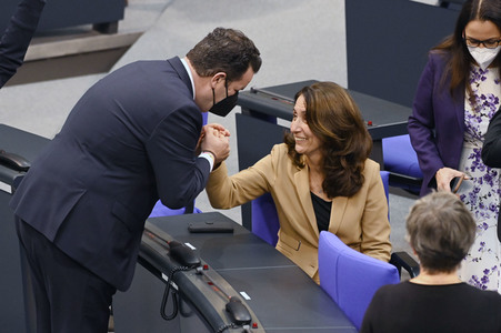 Konstituierende Sitzung des 20. Deutschen Bundestages in Berlin