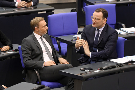 Konstituierende Sitzung des 20. Deutschen Bundestages in Berlin