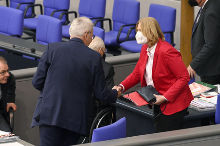 Konstituierende Sitzung des 20. Deutschen Bundestages in Berlin