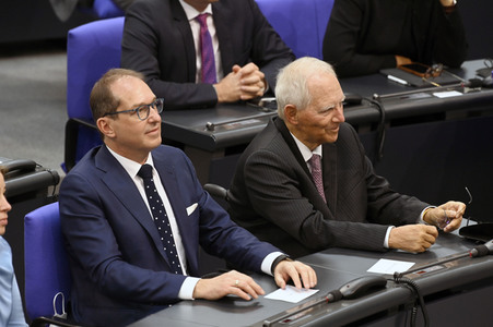 Konstituierende Sitzung des 20. Deutschen Bundestages in Berlin