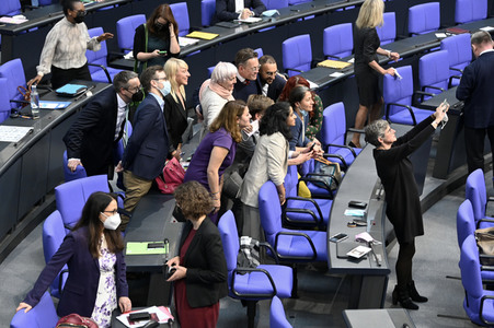 Konstituierende Sitzung des 20. Deutschen Bundestages in Berlin