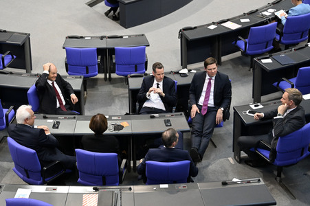 Konstituierende Sitzung des 20. Deutschen Bundestages in Berlin