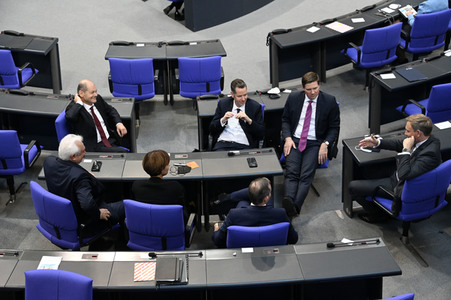 Konstituierende Sitzung des 20. Deutschen Bundestages in Berlin