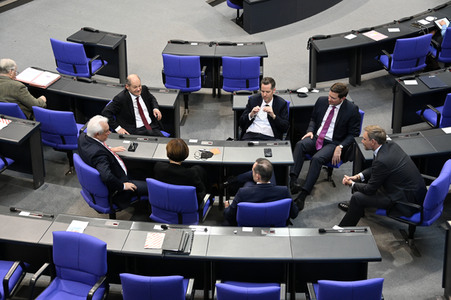 Konstituierende Sitzung des 20. Deutschen Bundestages in Berlin