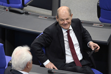 Konstituierende Sitzung des 20. Deutschen Bundestages in Berlin