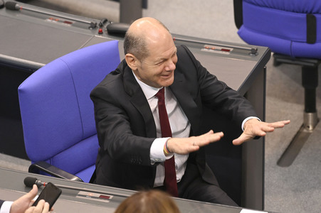 Konstituierende Sitzung des 20. Deutschen Bundestages in Berlin