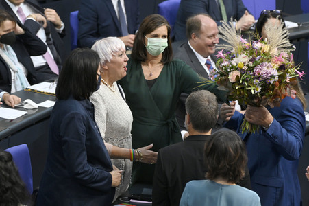 Konstituierende Sitzung des 20. Deutschen Bundestages in Berlin