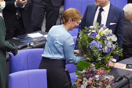 Konstituierende Sitzung des 20. Deutschen Bundestages in Berlin