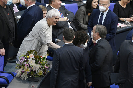 Konstituierende Sitzung des 20. Deutschen Bundestages in Berlin