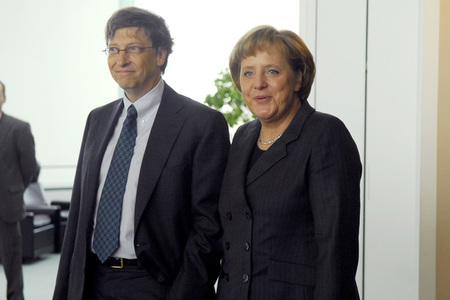 Angela Merkel empfängt Bill Gates in Berlin