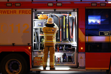 Feuerwehreinsatz in Frechen