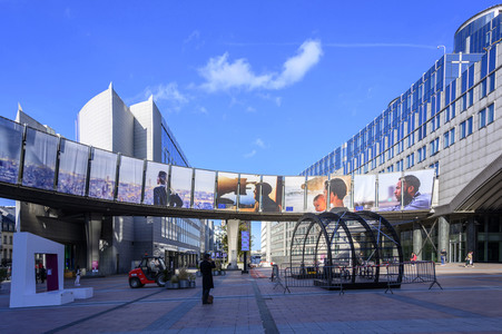 EU-Parlament Viertel in Brüssel