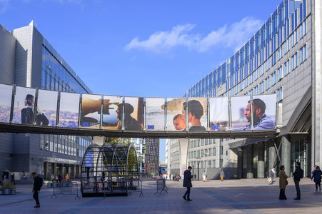 EU-Parlament Viertel in Brüssel