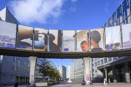 EU-Parlament Viertel in Brüssel