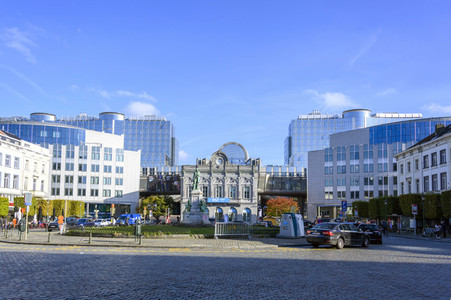 EU-Parlament Viertel in Brüssel