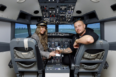 Fototermin mit Cora Schumacher und Eric Sindermann in Köln