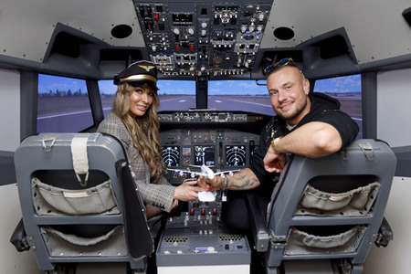 Fototermin mit Cora Schumacher und Eric Sindermann in Köln