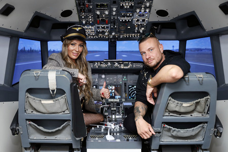 Fototermin mit Cora Schumacher und Eric Sindermann in Köln