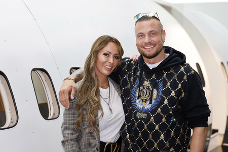 Fototermin mit Cora Schumacher und Eric Sindermann in Köln