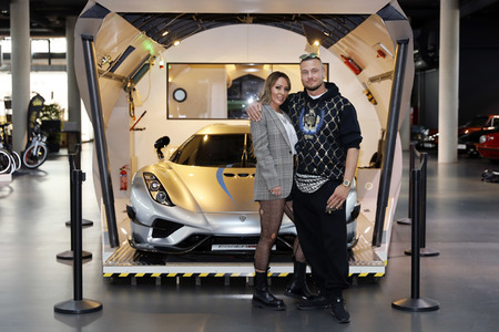 Fototermin mit Cora Schumacher und Eric Sindermann in Köln