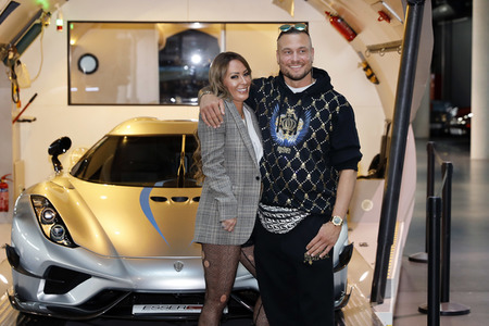 Fototermin mit Cora Schumacher und Eric Sindermann in Köln