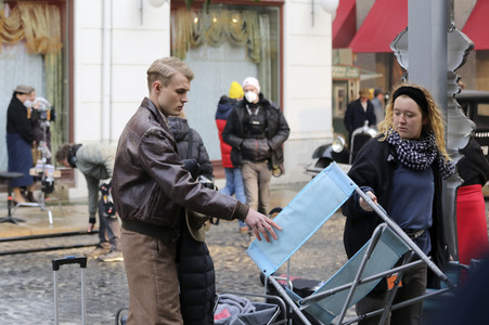 Dreharbeiten 'Torstraße 1' in Görlitz