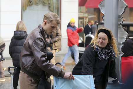 Dreharbeiten 'Torstraße 1' in Görlitz