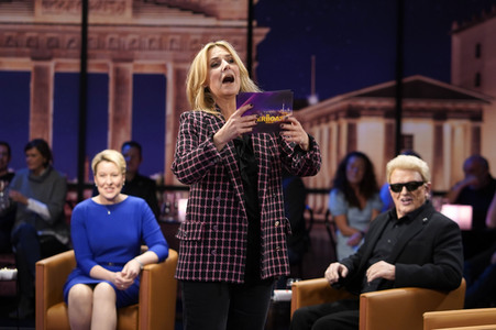 Talkshow 'Riverboat' in Berlin