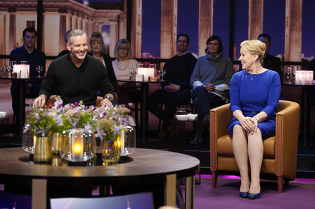Talkshow 'Riverboat' in Berlin