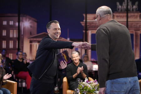 Talkshow 'Riverboat' in Berlin