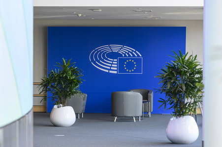 Sitzung im Europäischen Parlament in Brüssel