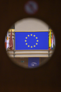 Sitzung im Europäischen Parlament in Brüssel