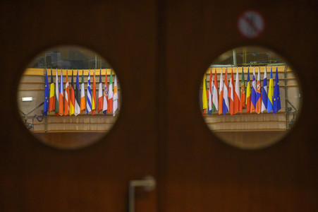 Sitzung im Europäischen Parlament in Brüssel